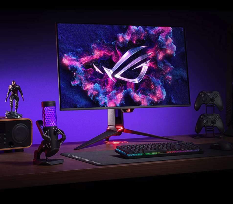ROG新款OLED电竞显示器上架：4K240Hz/FHD480Hz双模满血升级